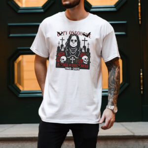 RIP Ozzy Osbourne Prince Of Darkness 1948 2025 T shirt 3