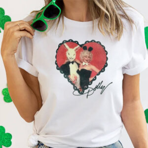 Rabbit Hole Dolly Parton Retro Signature T shirt 3