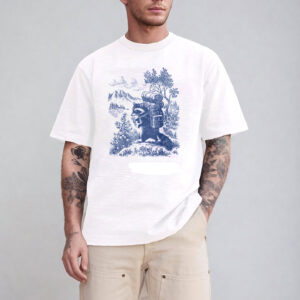 Raccoon Hiking Funny Nature Shirt 1