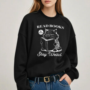 Read Books Stay Weird Grumpy Cat T shirt 3