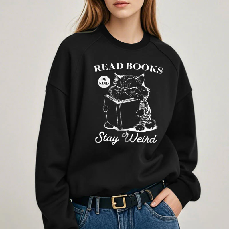 Read Books Stay Weird Grumpy Cat T-shirt Read Books Stay Weird Grumpy Cat T-shirt
