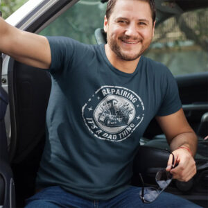 Repairing It's A Dad Thing Mechanic Dad Comfort Colors Tee