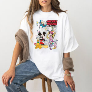 Retro 90 Mickey Mouse And Friends Comfort Colors T shirt 2