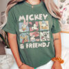 Retro Mickey And Friends, Disney Family Comfort Colors T-shirt