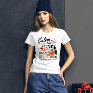 Salem Witch Book Club Spooky Bookish Girl Vintage T-shirt Salem Witch Book Club Spooky Bookish Girl Vintage T-shirt