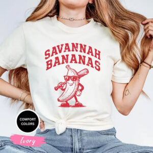 Savannah Bananas Funny Banana Mascot Comfort Colors T shirt 1