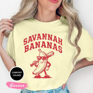 Savannah Bananas Funny Banana Mascot Comfort Colors T-shirt