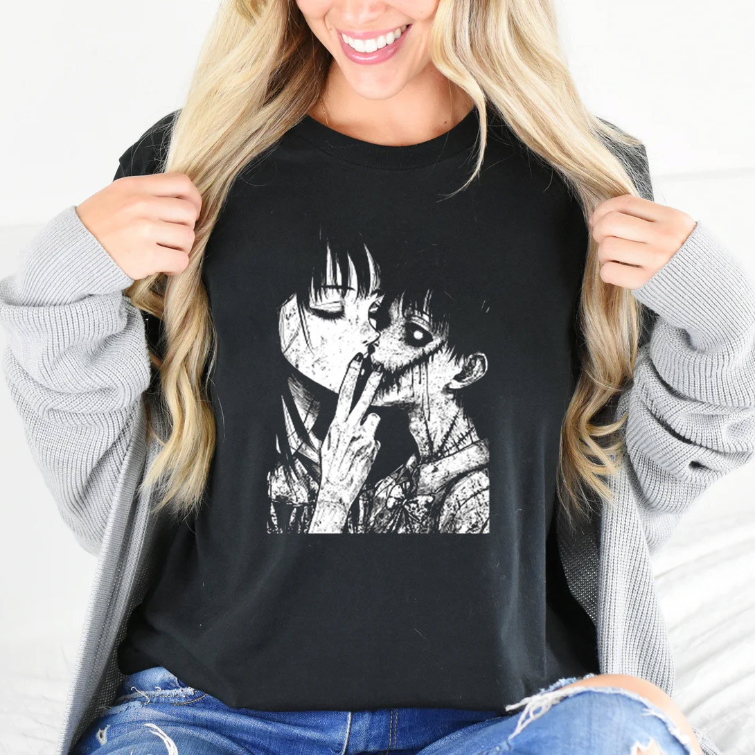 Scary Japanese Anime Tee Scary Japanese Anime Tee