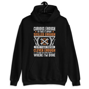 Skill Enough Clever Enough Mechanic Dad Sayings T-shirt Skill Enough Clever Enough Mechanic Dad Sayings T-shirt