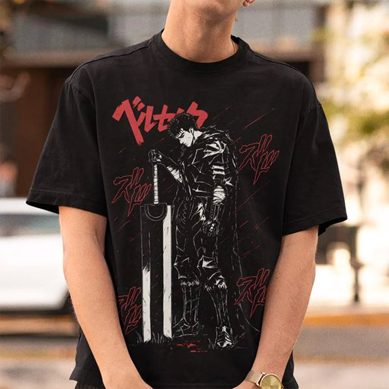 Skull Knight Black Swordsman T-shirt Skull Knight Black Swordsman T-shirt