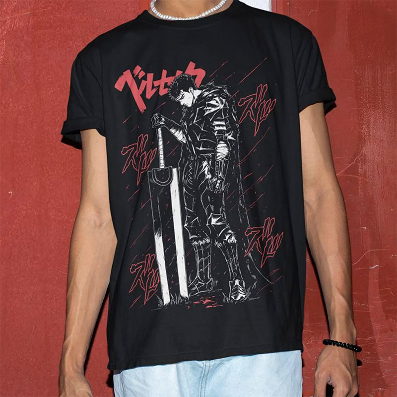 Skull Knight Black Swordsman T-shirt Skull Knight Black Swordsman T-shirt