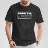 Sorry I’m Leaving Funny Quit Job T-shirt