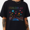 Space Aesthetic Band Coldplay Shirt