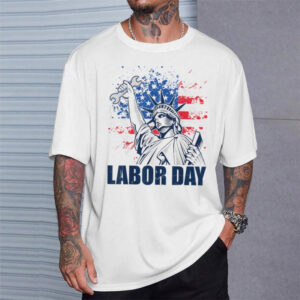Statue of Liberty USA, Labor Day Patriotic Union Shirt