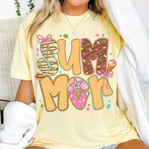 Summer Ice Cream Coquette Comfort Colors T-shirt Summer Ice Cream Coquette Comfort Colors T-shirt