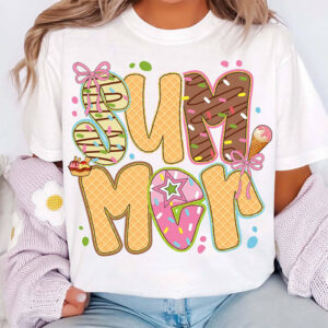 Summer Ice Cream Coquette Comfort Colors T shirt 2