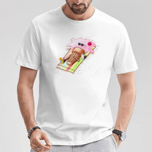 Sunbathe ice cream shirt 3
