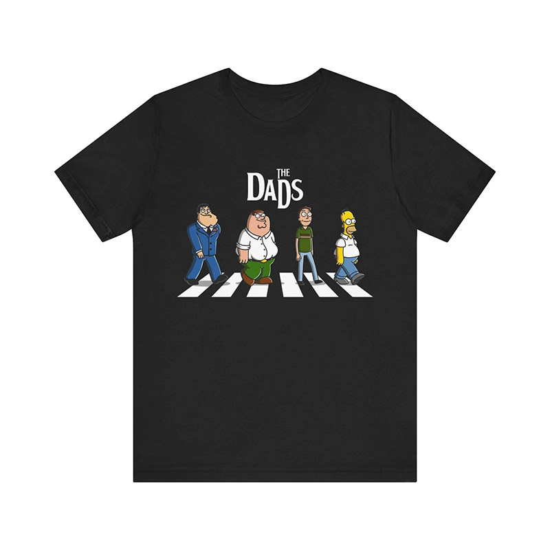 The Dads American Dad, Rick And Morty And The Simpsons Shirt The Dads American Dad, Rick And Morty And The Simpsons Shirt