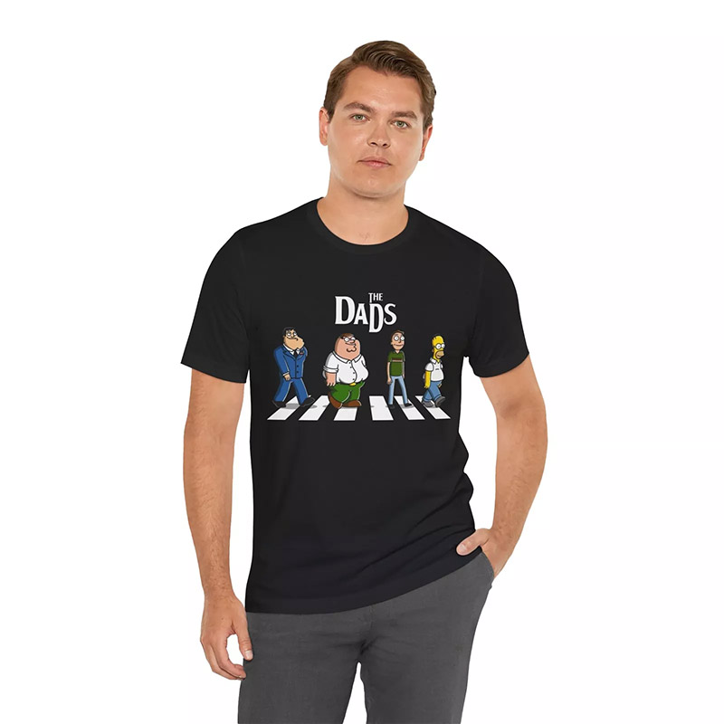 The Dads American Dad, Rick And Morty And The Simpsons Shirt The Dads American Dad, Rick And Morty And The Simpsons Shirt