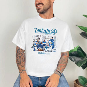 The Fantastic Four First Steps Vintage Marvel Studio Movie T-shirt