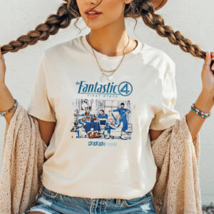 The Fantastic Four First Steps Vintage Marvel Studio Movie T shirt 3