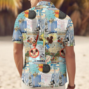 Vintage Disneyland Mickey And Friends Hawaiian Shirt