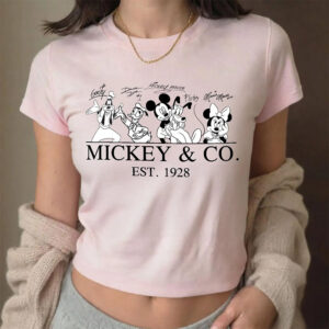 Vintage Mickey And Friends Signatures Tee 3