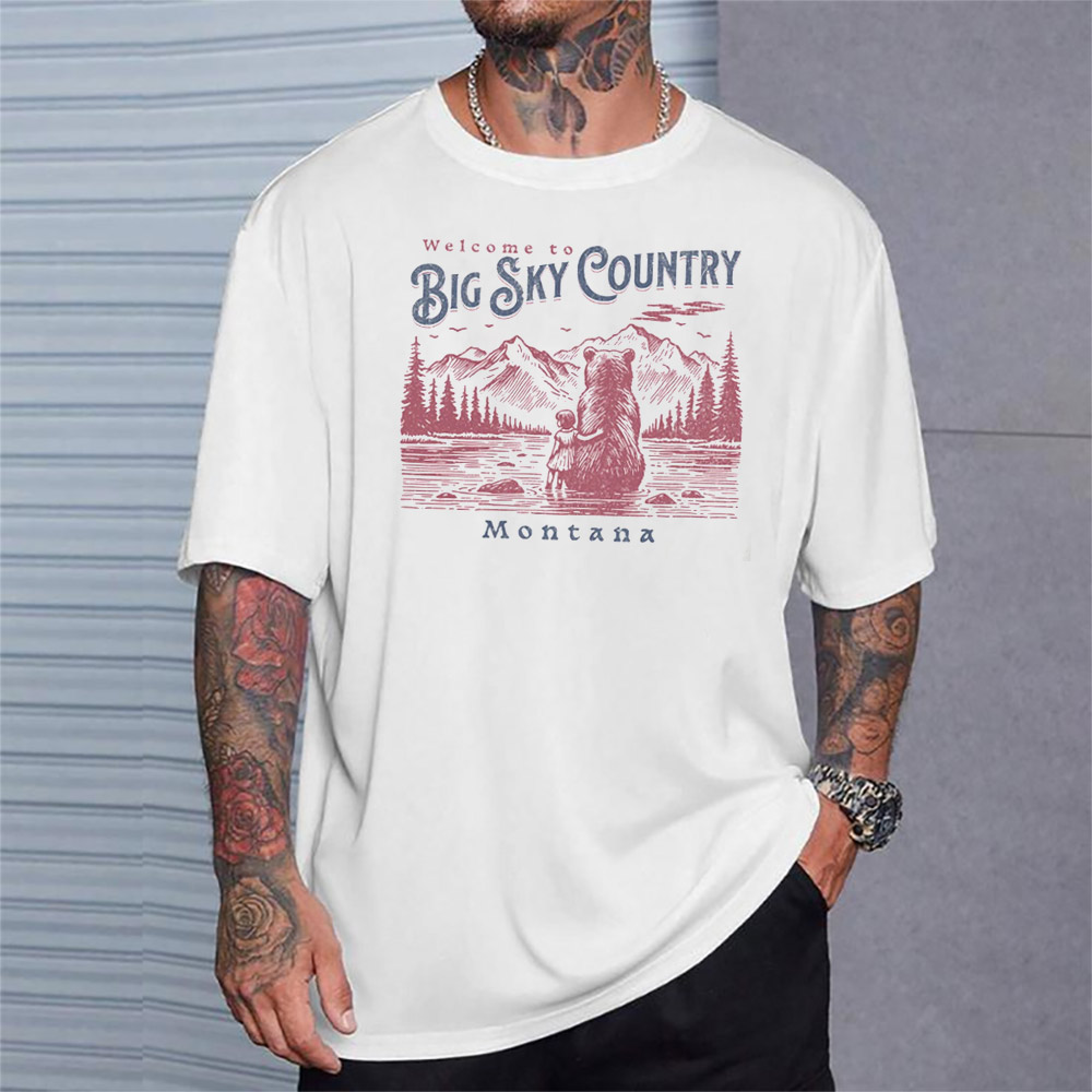Welcome To Big Sky Country Montana Shirt Welcome To Big Sky Country Montana Shirt