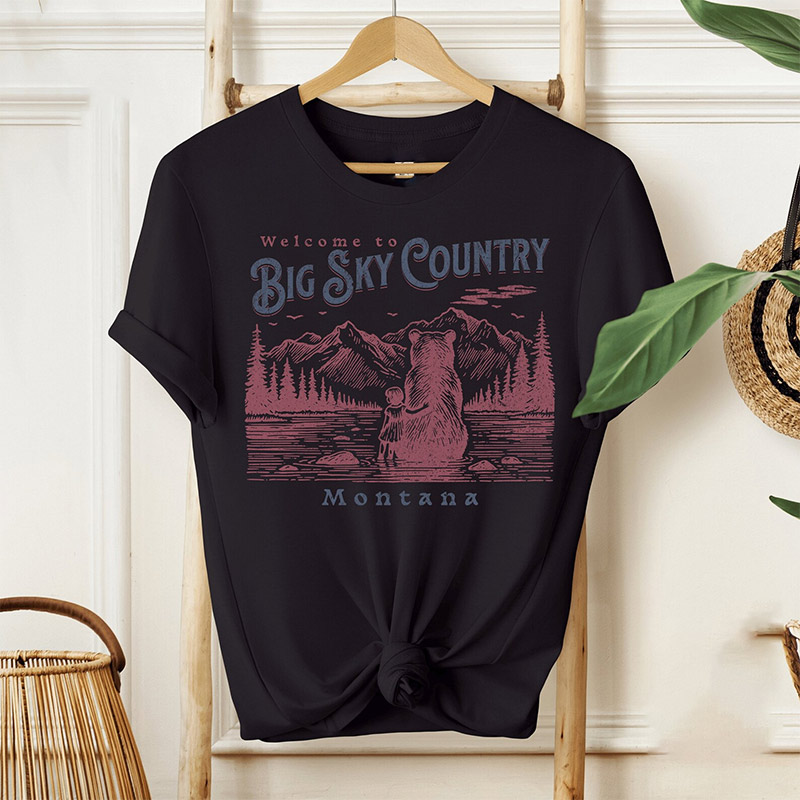 Welcome To Big Sky Country Montana Shirt Welcome To Big Sky Country Montana Shirt