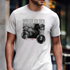 Winter Soldier Captain america Movie Graphic T shirt 1