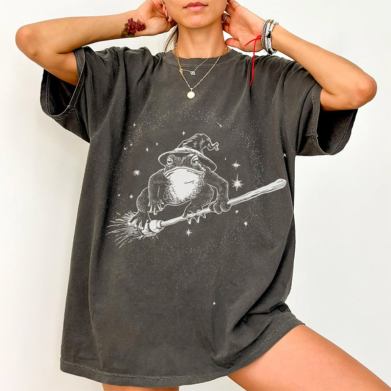 Witch Toad Funny Comfort Colors Shirt Witch Toad Funny Comfort Colors Shirt