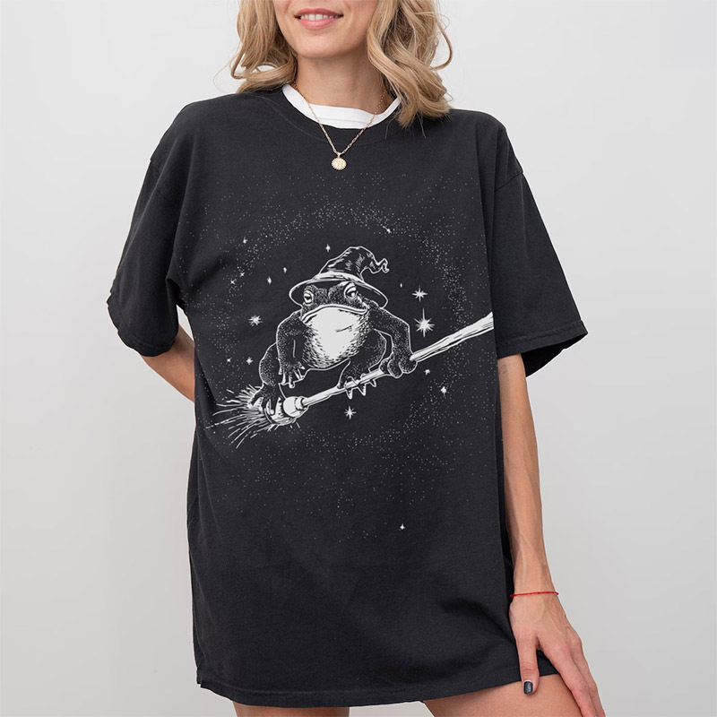 Witch Toad Funny Comfort Colors Shirt Witch Toad Funny Comfort Colors Shirt