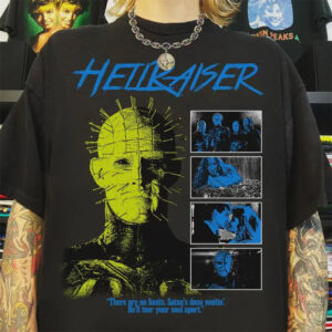 80s Horror Movie Hellraiser 1987 T-shirt 80s Horror Movie Hellraiser 1987 T-shirt