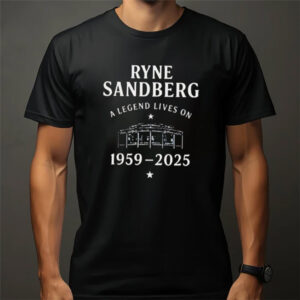 A Legend Lives On 1959 2025 Ryne Sandberg Tribute T shirt 3