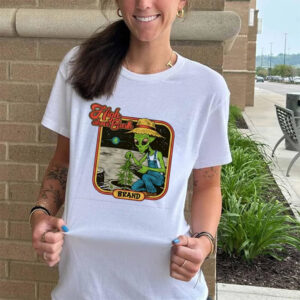 Alien Famer Plant marijuana Funny alien earth Shirt 3