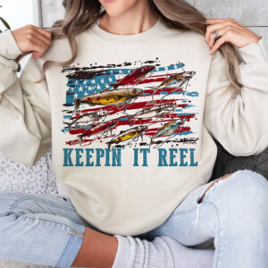 America Fishing Keepin' It Reel 4th Of July T shirt 1