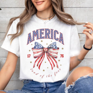 America Land Of The Free, America Est 1776 Tee America Land Of The Free, America Est 1776 Tee