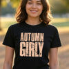 Autumn Girly Pumpkin Queen T-shirt