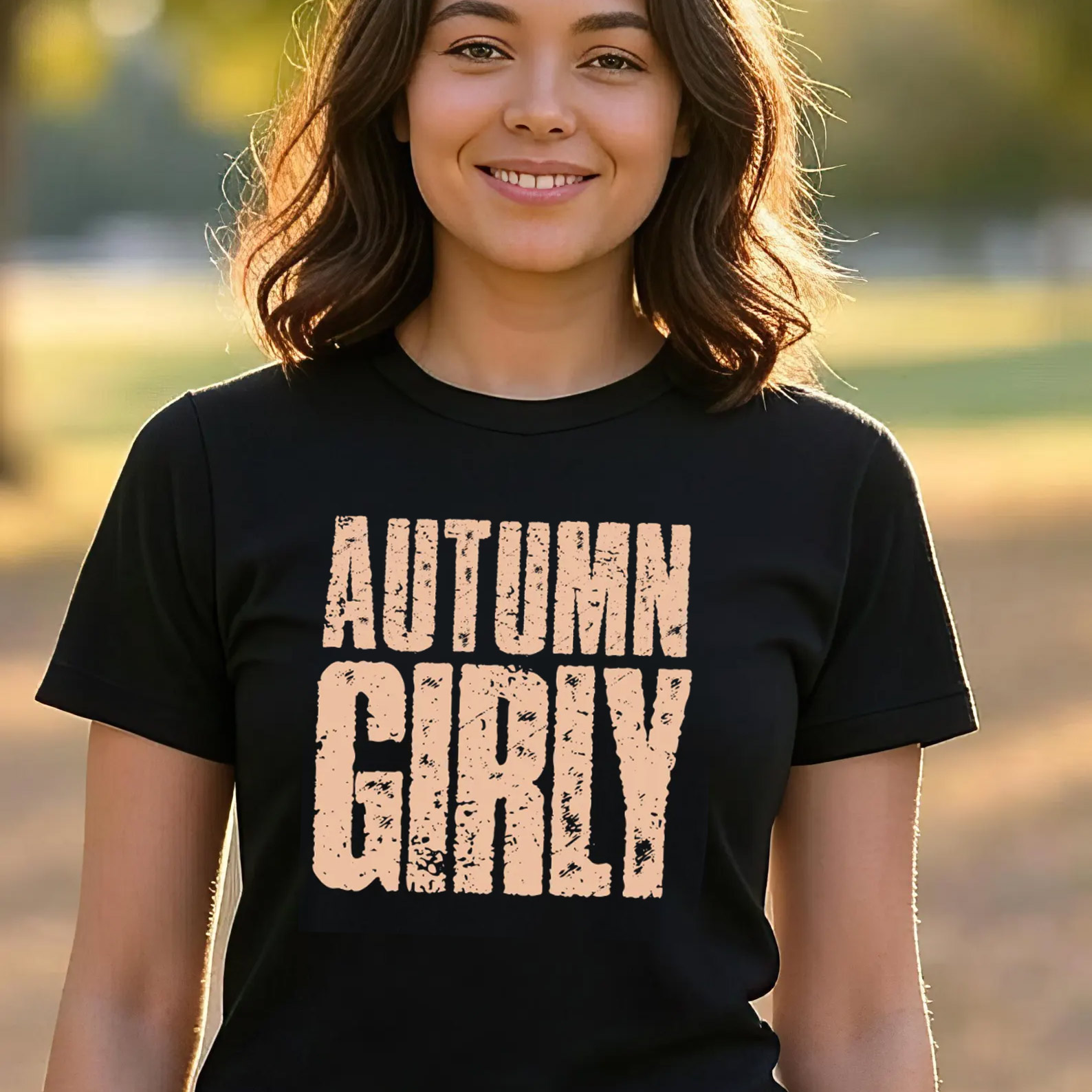 Autumn Girly Pumpkin Queen T-shirt Autumn Girly Pumpkin Queen T-shirt