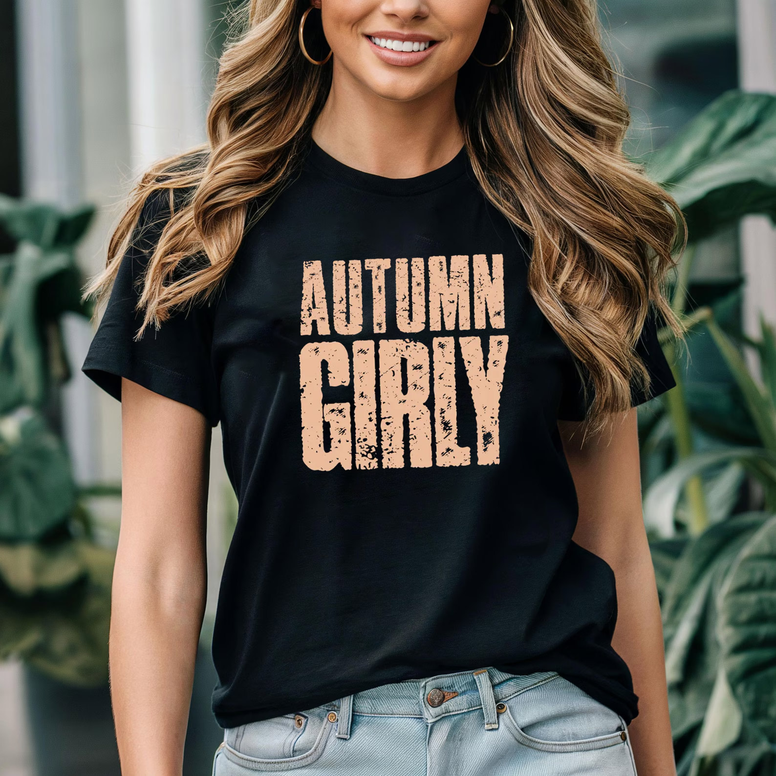 Autumn Girly Pumpkin Queen T-shirt Autumn Girly Pumpkin Queen T-shirt