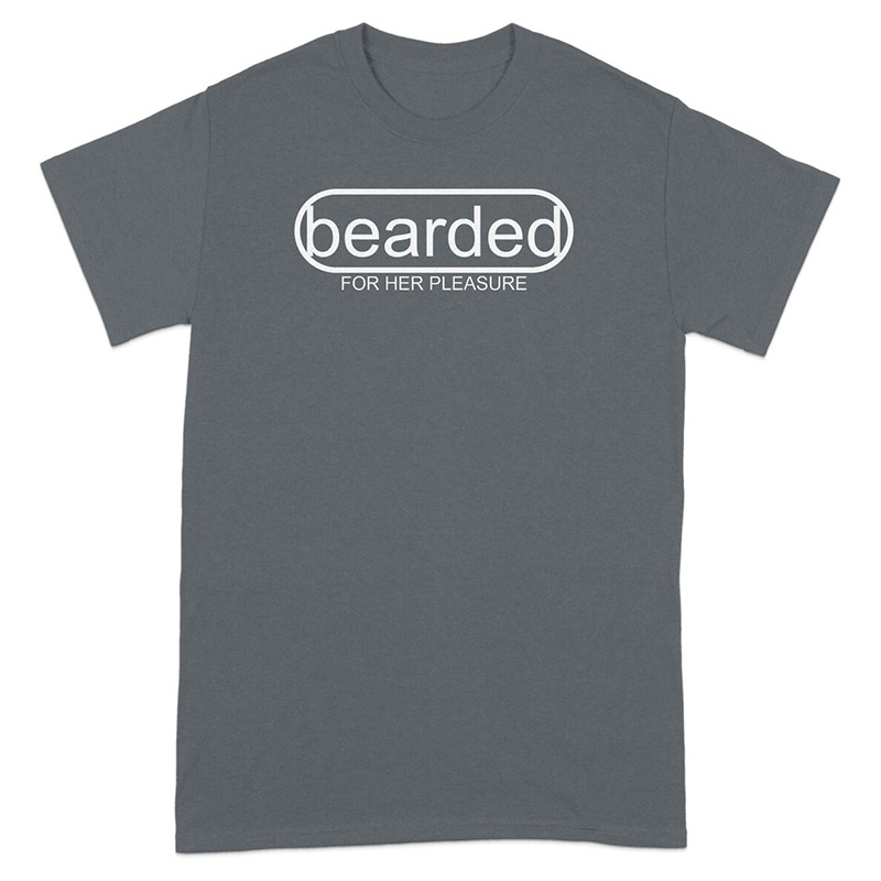 Bearded For Her Pleasure Funny Handsome Beard Man T-shirt Bearded For Her Pleasure Funny Handsome Beard Man T-shirt