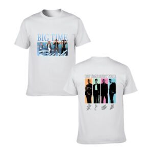 Big Time Rush BTR Merch Graphic Print 2 sided Shirt 2