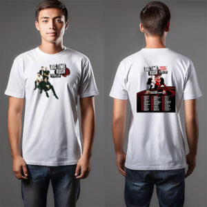 Big Time Rush In Real Life Worldwide Tour 2 sided Shirt