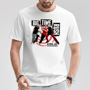 Big Time Rush Boyband In Real Life Worldwide 2025 Tour T-shirt