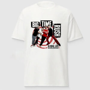 Big Time Rush boyband In Real Life Worldwide 2025 tour T shirt 2