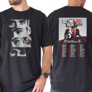 Big Time Rush in Real Life Worldwide Tour 2025 Concert T shirt