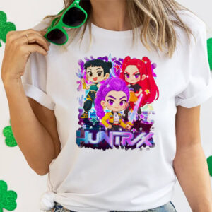 Chibi Huntrix Girl Kpop Demon Hunters Tee