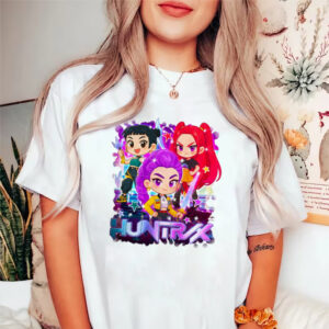 Chibi Huntrix Girl Kpop Demon Hunters Tee 2