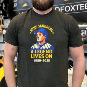 Chicago Cubs Ryne Sandberg A Legend Lives On 1959–2025 RIP T-shirt Chicago Cubs Ryne Sandberg A Legend Lives On 1959–2025 RIP T-shirt