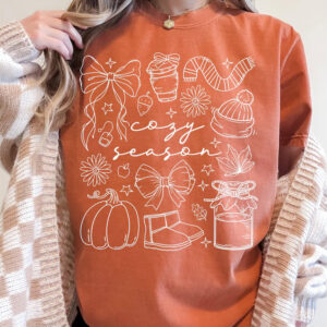 Cozy Season 1st day of fall Comfort Colors Tee